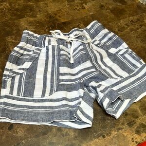 Athleta linen shorts